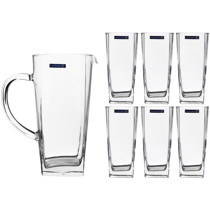 ست پارچ و لیوان 7 پارچه لومینارک مدل S100 Luminarc S100 Jug and Glass Set 7 Pcs